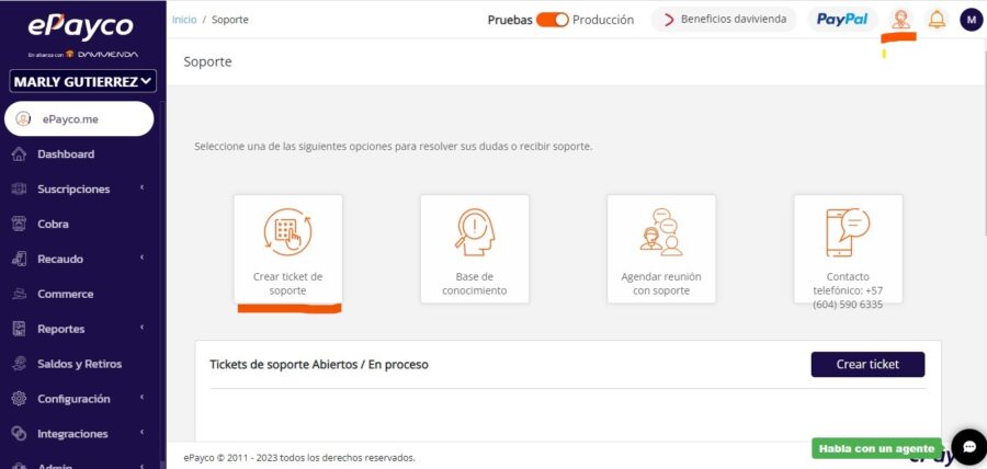 inactivación cuentas Epayco - Pasarela de Pagos en Colombia — ePayco ...