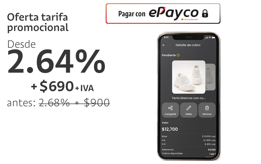 Cobra con link, botón de pagos & más