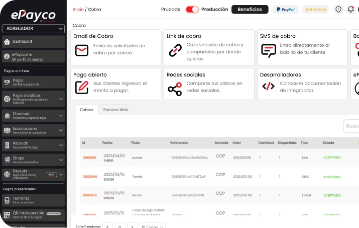 ACTIVA EL BOTÓN DE PAGOS QUE TE OFRECE MÁS