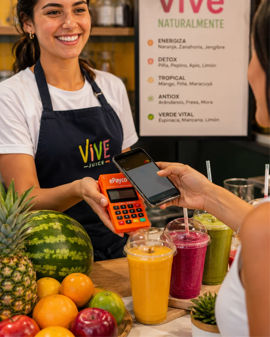 Datáfono ePayco - pagos en comercio